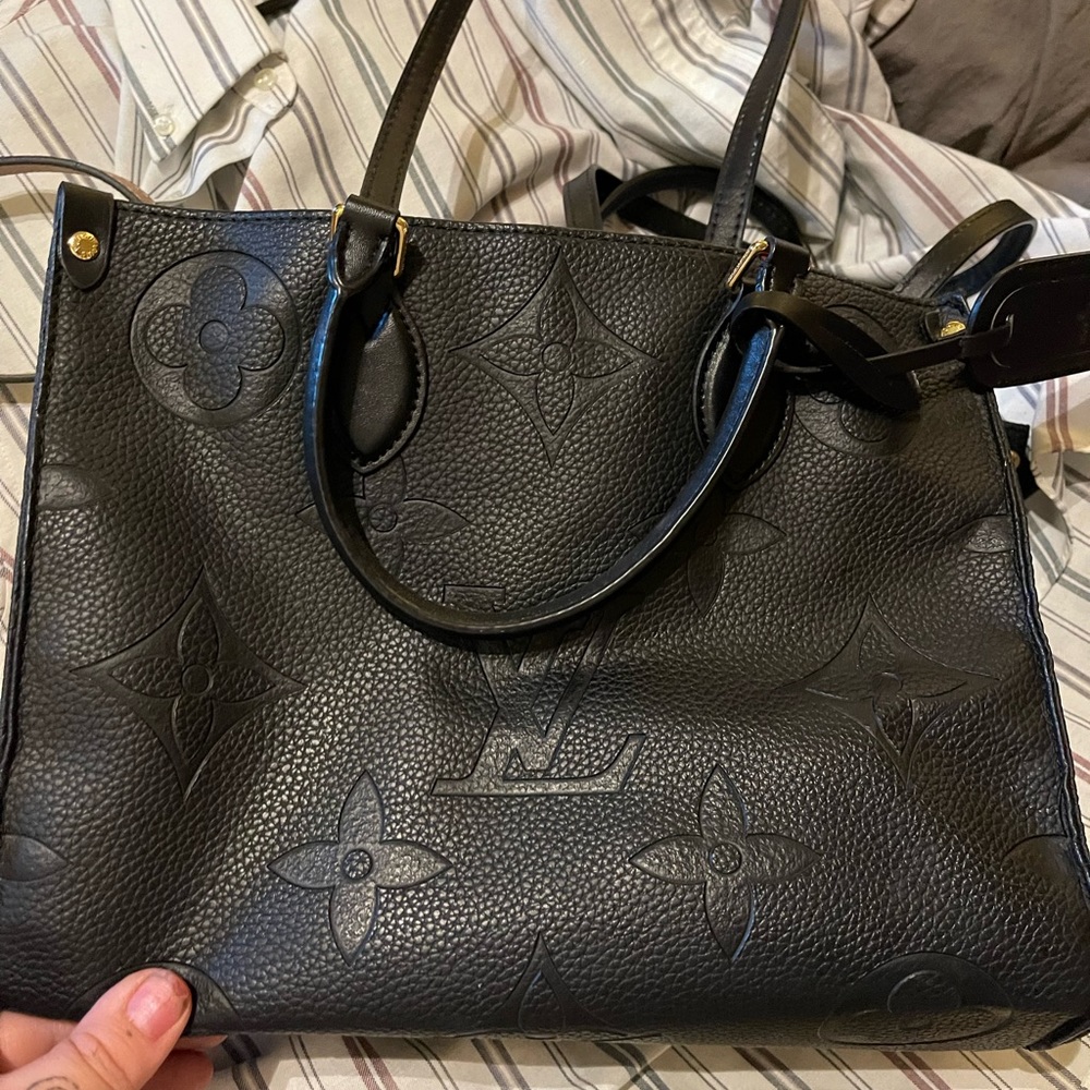 Black LV Bag